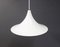 Danish White Trumpet Lamp from Fog and Mørup, 1960s 2