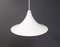 Danish White Trumpet Lamp from Fog and Mørup, 1960s, Image 2