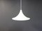 Danish White Trumpet Lamp from Fog and Mørup, 1960s, Image 1