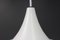 Danish White Trumpet Lamp from Fog and Mørup, 1960s, Image 4