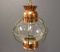 Vintage Copper and Glass Ship Lantern, 1960s 3