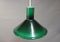 Green Glass Pendant Light by Michael Bang for Holmegaard, 1960s 3