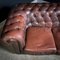 Vintage Leather Chesterfield 3-Seater Bank 6