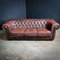 Vintage Leather Chesterfield 3-Seater Bank 1