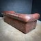 Vintage Leather Chesterfield 3-Seater Bank, Image 9