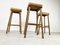 Tabourets de Bar Brutalistes Mid-Century, 1960s, Set de 3 8