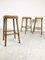 Brutalistische Mid-Century Barhocker, 1960er, 3er Set 9