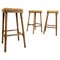 Tabourets de Bar Brutalistes Mid-Century, 1960s, Set de 3 1