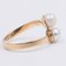 Vintage 18k Yellow Gold Pearl Ring, 1970s, Image 4