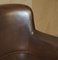 Halo Little Professor Armchairs in Brown Leather by Timothy Oulton, Set of 2, Image 14