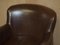 Halo Little Professor Armchairs in Brown Leather by Timothy Oulton, Set of 2, Image 4