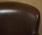 Halo Little Professor Armchairs in Brown Leather by Timothy Oulton, Set of 2 7