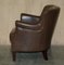 Halo Little Professor Armchairs in Brown Leather by Timothy Oulton, Set of 2, Image 19