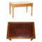 Oak Desk with Leather Top from Pollard, 1840s, Image 1