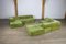 Modulares Trio Sofa in Grünem Teddy von Team Form Ag für Cor, 1970er 6