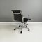 Modern Italian Ea-117 Aluminum Group Office Chairs attributed to Charles Ray Eames Icf, 1970s, Set of 3 4