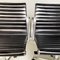 Modern Italian Ea-117 Aluminum Group Office Chairs attributed to Charles Ray Eames Icf, 1970s, Set of 3, Image 9