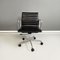 Modern Italian Ea-117 Aluminum Group Office Chairs attributed to Charles Ray Eames Icf, 1970s, Set of 3, Image 2