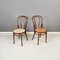 Austrian Chairs with Straw and Wood by Salvatore Leone, 1890s, Set of 6, Image 2