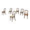 Austrian Chairs with Straw and Wood by Salvatore Leone, 1890s, Set of 6 1