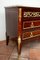 Antique French Chest of Drawers in Exotic Woods with Marble Top 4