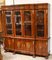 French Empire Breakfront Bookcase in Flame Mahogany, 1880s 1