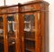 French Empire Breakfront Bookcase in Flame Mahogany, 1880s 9