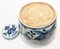 Chinesische Blau-Weiße Porzellan Urnen mit Goldfisch, 2 . Set 8