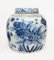 Chinese Blue and White Porcelain Urns with Goldfish, Set of 2, Image 2