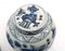 Chinese Blue and White Porcelain Urns with Goldfish, Set of 2, Image 5