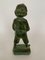 Figurine de Jeune Enfant en Bronze Patiné Vert, 1930s 3