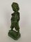 Statuetta Bambino in bronzo patinato verde, anni '30, Immagine 8