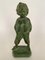 Young Child Figurine in Green Patinated Bronze, 1930s 1