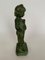 Young Child Figurine in Green Patinated Bronze, 1930s, Image 4