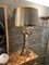 Corolle Table Lamp in Steel and Brass from Maison Charles, 1970 11