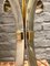 Corolle Table Lamp in Steel and Brass from Maison Charles, 1970 7
