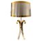 Corolle Table Lamp in Steel and Brass from Maison Charles, 1970, Image 1