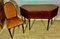 Art Deco Ladys Desk in Mahogany and Rosewood with Art Deco Chair, 1930s, Set of 2 9