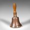 Victorian English Schoolmasters Hand Bell in Bronze and Walnut, 1850s, Image 1