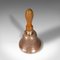 Victorian English Schoolmasters Hand Bell in Bronze and Walnut, 1850s 7