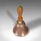 Victorian English Schoolmasters Hand Bell in Bronze and Walnut, 1850s, Image 7