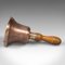 Victorian English Schoolmasters Hand Bell in Bronze and Walnut, 1850s 5