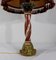 Painted Wooden Table Lamp in Renaissance Style, 1950s 10