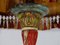 Lampada da tavolo in legno dipinto in stile rinascimentale, anni '50, Immagine 8