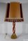 Bemalte Tischlampe aus Holz im Renaissance Stil, 1950er 15