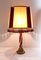 Painted Wooden Table Lamp in Renaissance Style, 1950s 2
