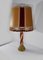 Bemalte Tischlampe aus Holz im Renaissance Stil, 1950er 4