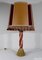Lampada da tavolo in legno dipinto in stile rinascimentale, anni '50, Immagine 13