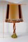 Painted Wooden Table Lamp in Renaissance Style, 1950s 16