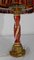 Painted Wooden Table Lamp in Renaissance Style, 1950s 17